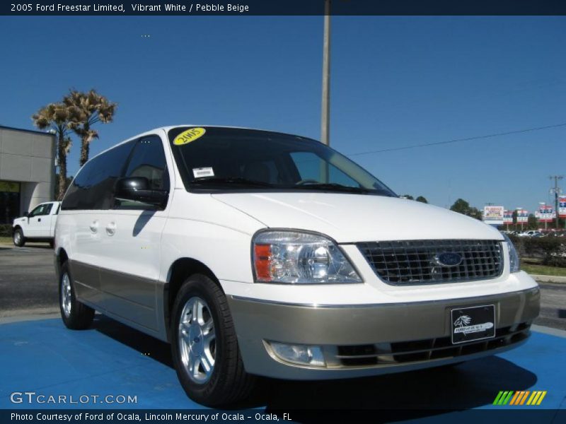 Vibrant White / Pebble Beige 2005 Ford Freestar Limited