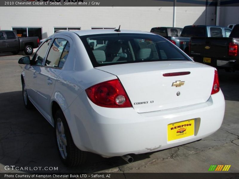 Summit White / Gray 2010 Chevrolet Cobalt LT Sedan