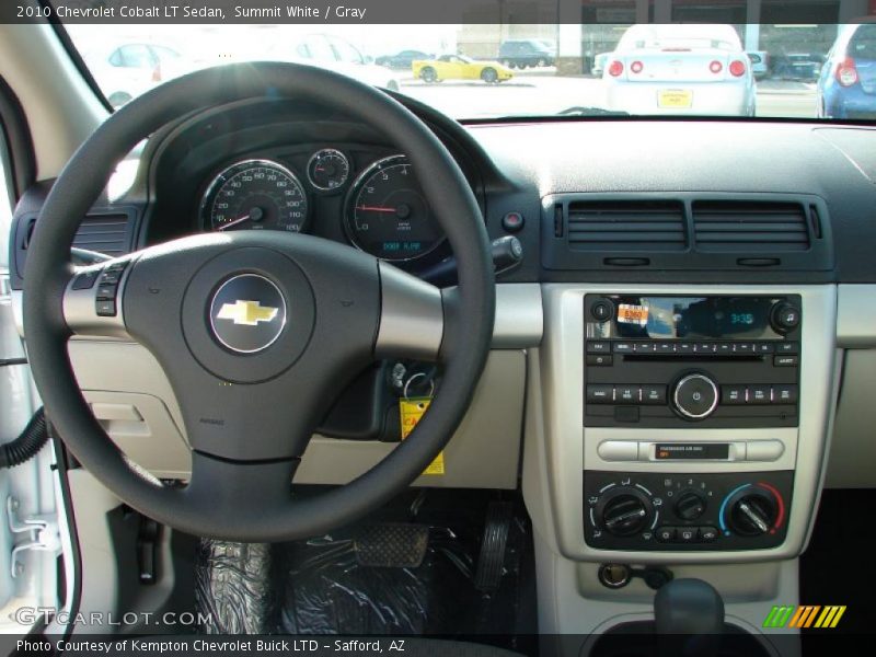 Summit White / Gray 2010 Chevrolet Cobalt LT Sedan