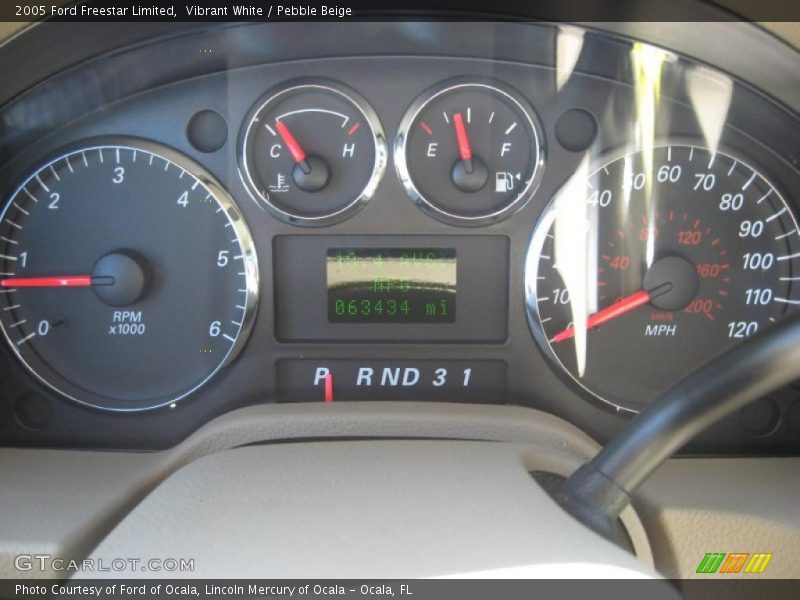 Vibrant White / Pebble Beige 2005 Ford Freestar Limited