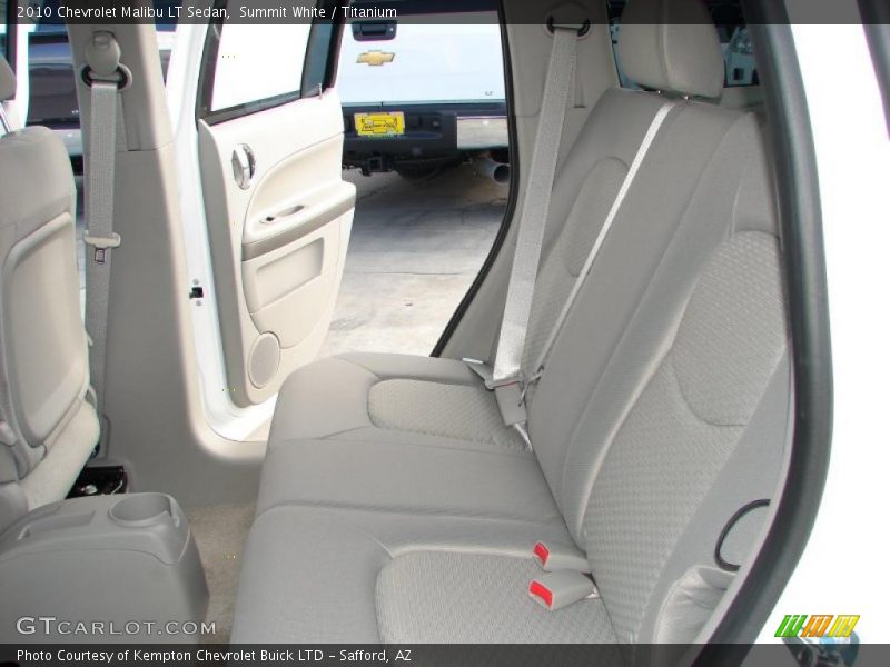 Summit White / Titanium 2010 Chevrolet Malibu LT Sedan
