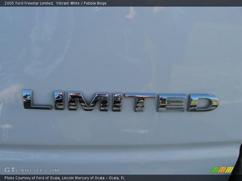 Vibrant White / Pebble Beige 2005 Ford Freestar Limited