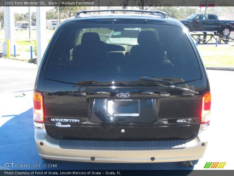 Black / Medium Parchment 2001 Ford Windstar SEL