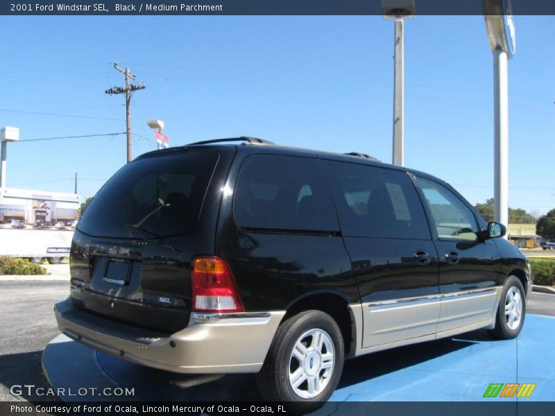 Black / Medium Parchment 2001 Ford Windstar SEL