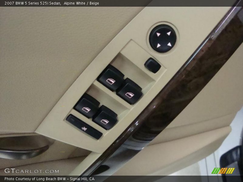 Alpine White / Beige 2007 BMW 5 Series 525i Sedan