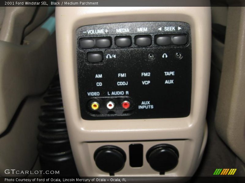 Black / Medium Parchment 2001 Ford Windstar SEL