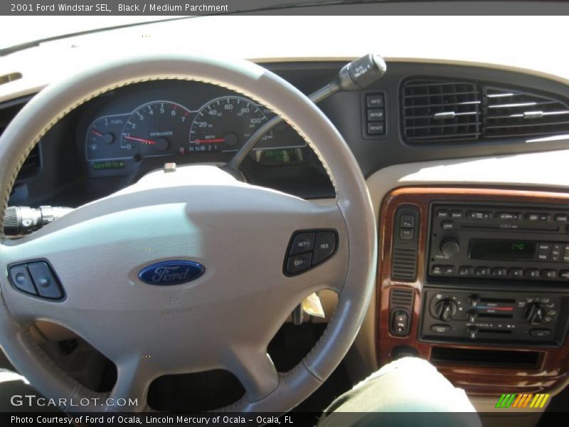Black / Medium Parchment 2001 Ford Windstar SEL