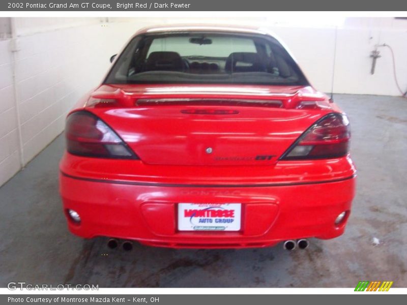 Bright Red / Dark Pewter 2002 Pontiac Grand Am GT Coupe