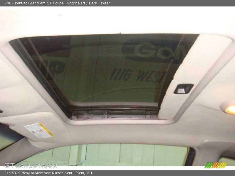 Bright Red / Dark Pewter 2002 Pontiac Grand Am GT Coupe