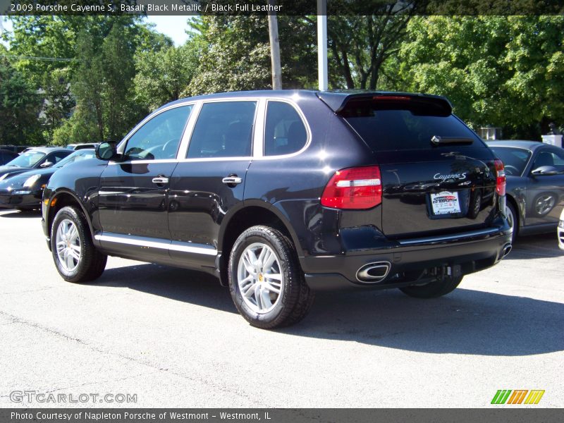 Basalt Black Metallic / Black Full Leather 2009 Porsche Cayenne S
