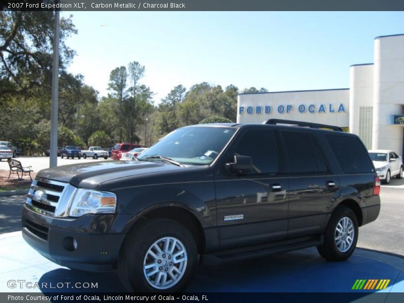 Carbon Metallic / Charcoal Black 2007 Ford Expedition XLT