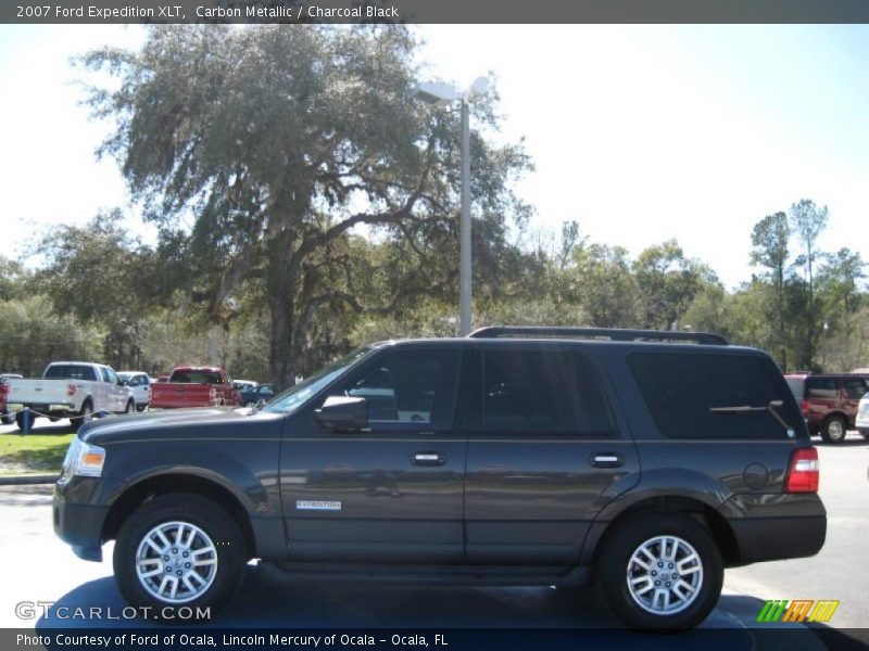 Carbon Metallic / Charcoal Black 2007 Ford Expedition XLT