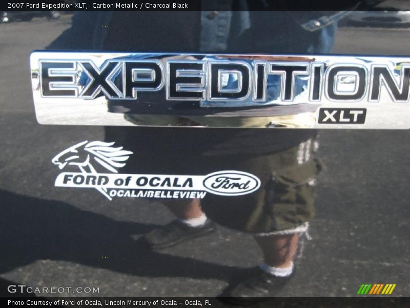 Carbon Metallic / Charcoal Black 2007 Ford Expedition XLT