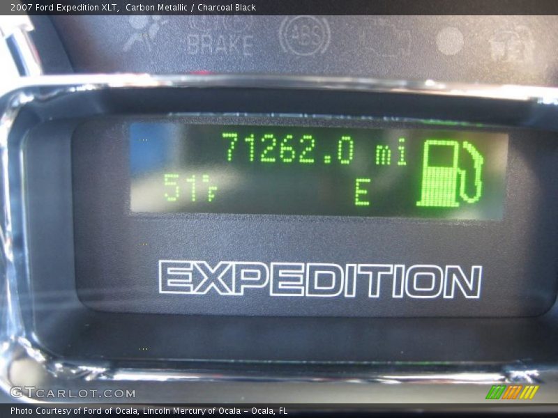 Carbon Metallic / Charcoal Black 2007 Ford Expedition XLT