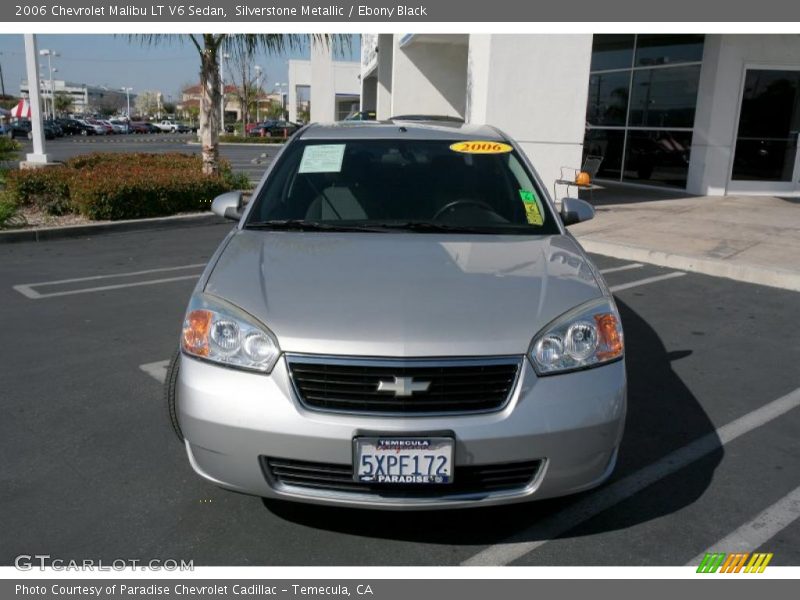 Silverstone Metallic / Ebony Black 2006 Chevrolet Malibu LT V6 Sedan