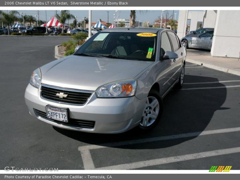 Silverstone Metallic / Ebony Black 2006 Chevrolet Malibu LT V6 Sedan