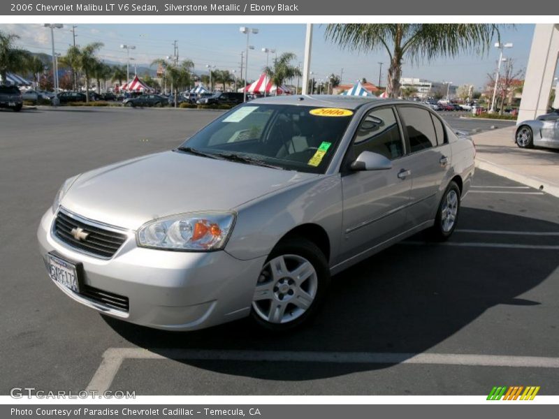 Silverstone Metallic / Ebony Black 2006 Chevrolet Malibu LT V6 Sedan