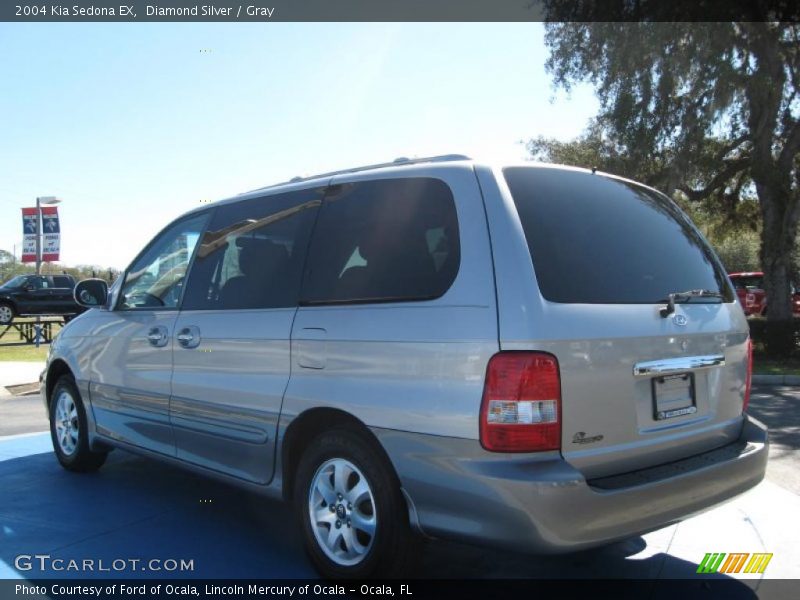 Diamond Silver / Gray 2004 Kia Sedona EX