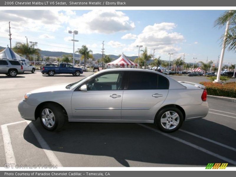 Silverstone Metallic / Ebony Black 2006 Chevrolet Malibu LT V6 Sedan