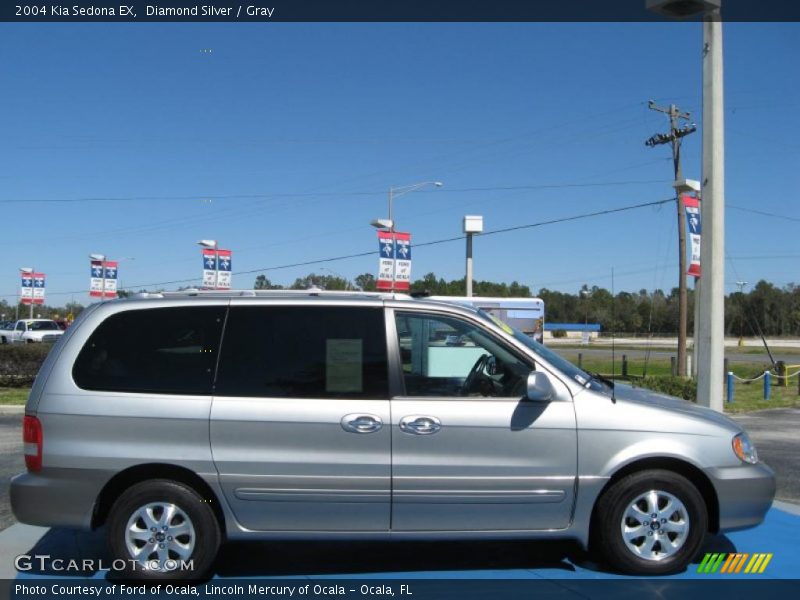 Diamond Silver / Gray 2004 Kia Sedona EX