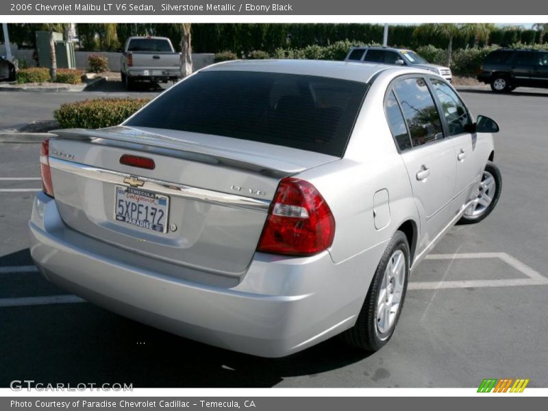Silverstone Metallic / Ebony Black 2006 Chevrolet Malibu LT V6 Sedan