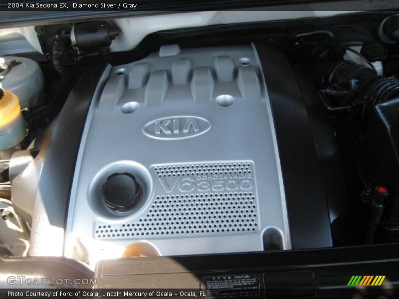 Diamond Silver / Gray 2004 Kia Sedona EX