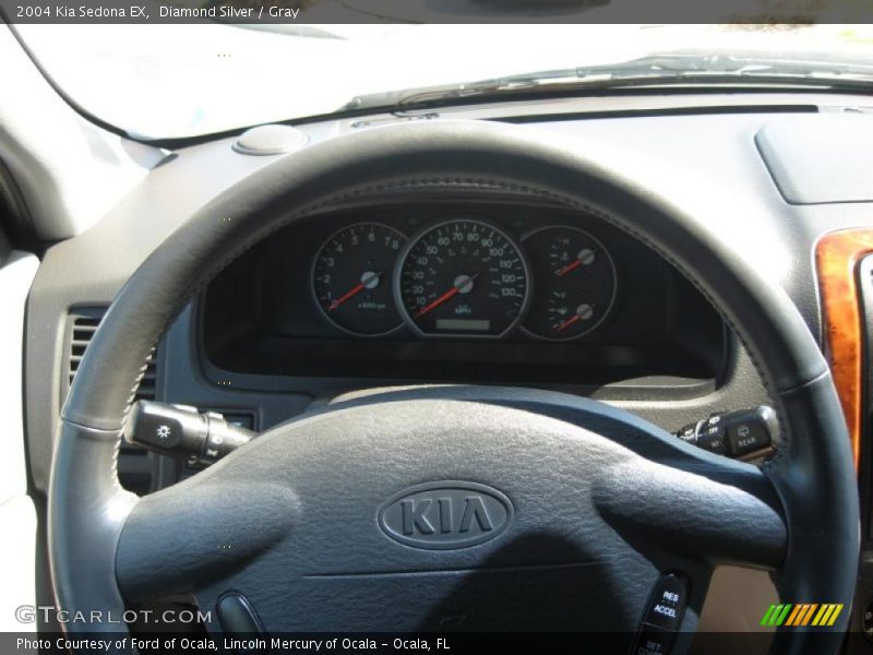Diamond Silver / Gray 2004 Kia Sedona EX