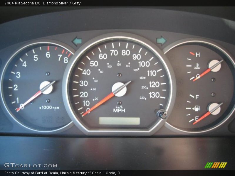 Diamond Silver / Gray 2004 Kia Sedona EX