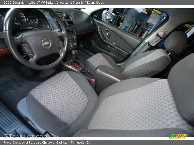 Silverstone Metallic / Ebony Black 2006 Chevrolet Malibu LT V6 Sedan