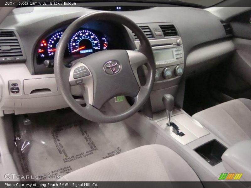 Black / Bisque 2007 Toyota Camry LE