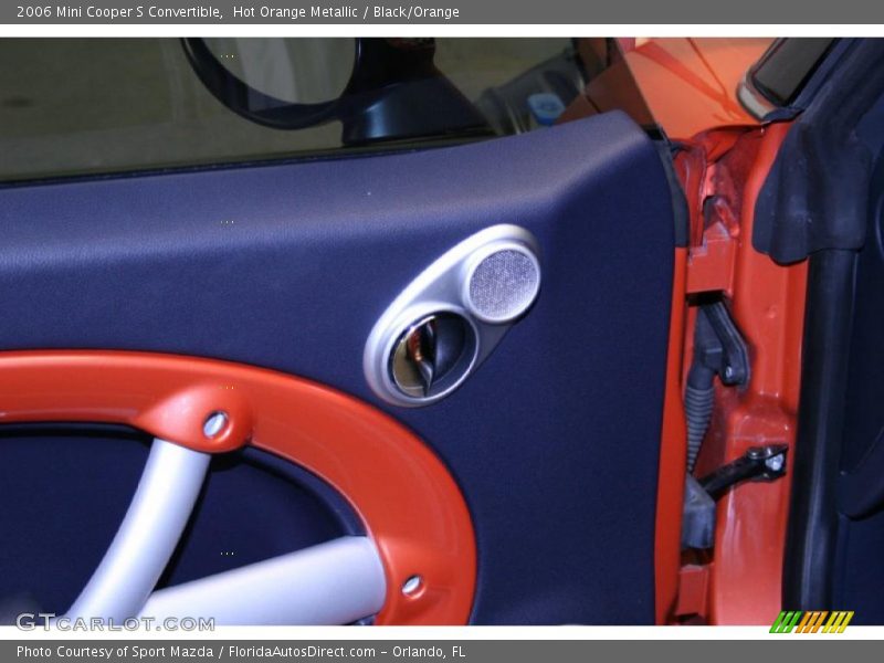 Hot Orange Metallic / Black/Orange 2006 Mini Cooper S Convertible