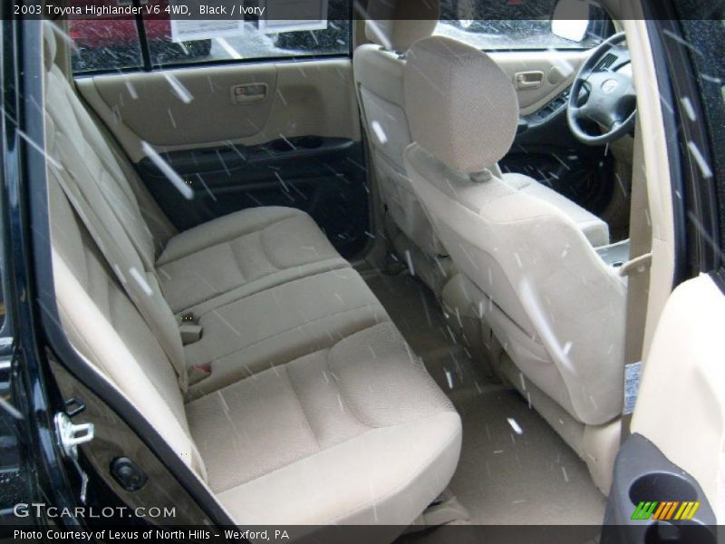 Black / Ivory 2003 Toyota Highlander V6 4WD