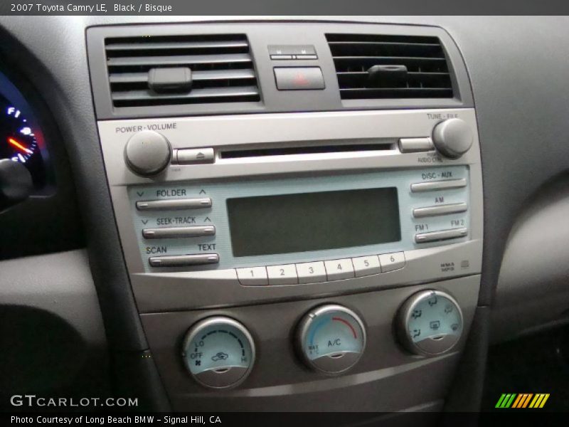 Black / Bisque 2007 Toyota Camry LE