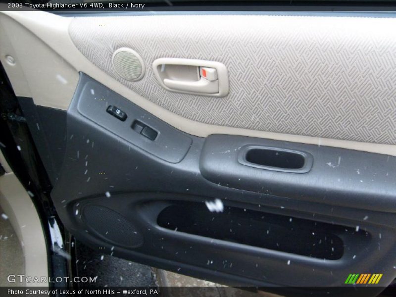 Black / Ivory 2003 Toyota Highlander V6 4WD