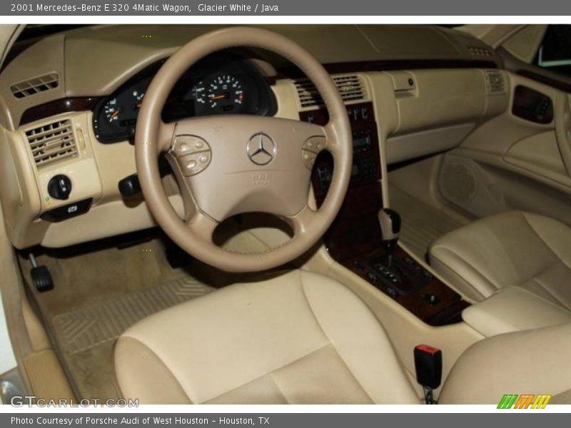 Glacier White / Java 2001 Mercedes-Benz E 320 4Matic Wagon