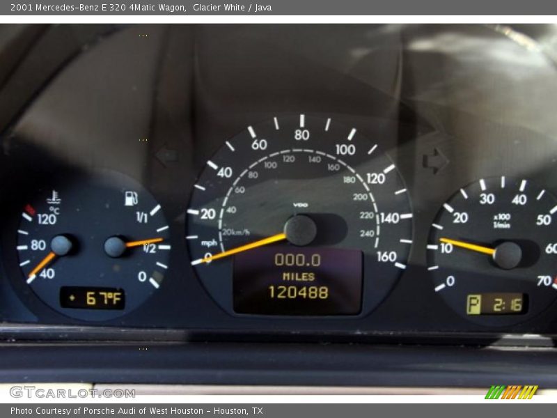 Glacier White / Java 2001 Mercedes-Benz E 320 4Matic Wagon