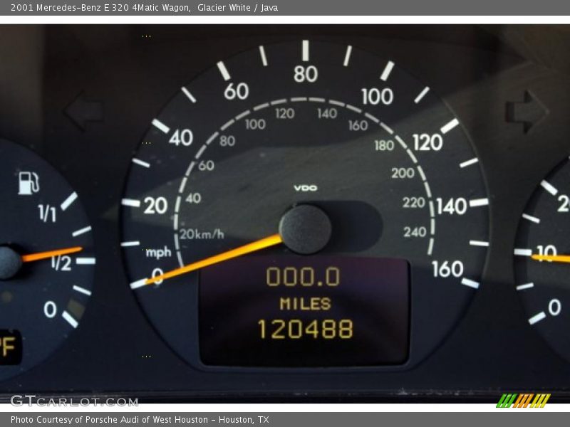 Glacier White / Java 2001 Mercedes-Benz E 320 4Matic Wagon