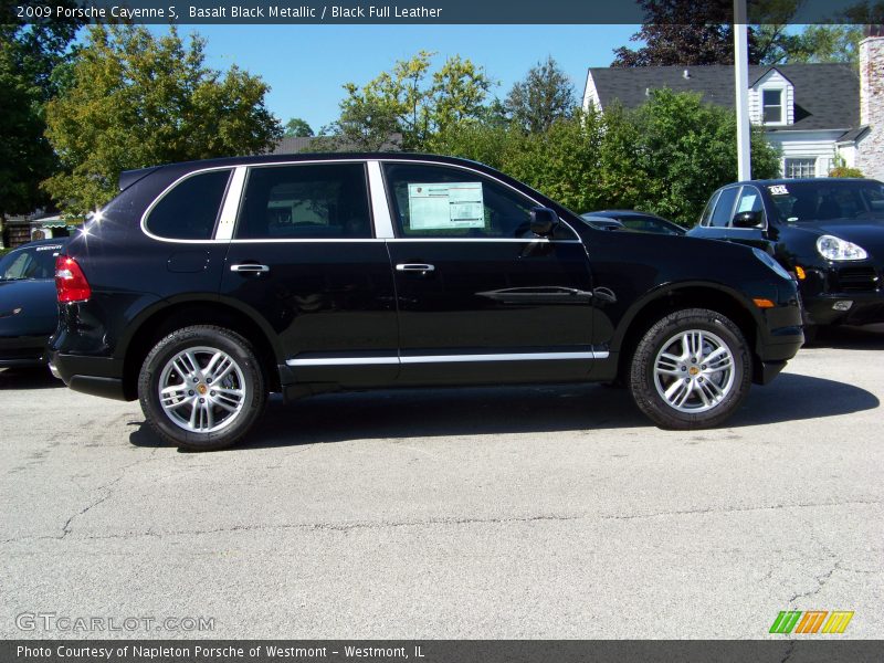 Basalt Black Metallic / Black Full Leather 2009 Porsche Cayenne S