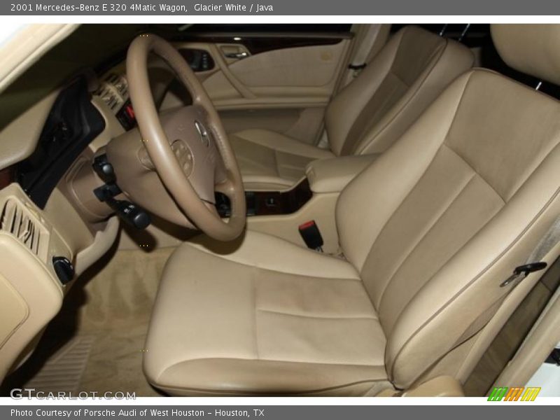 Glacier White / Java 2001 Mercedes-Benz E 320 4Matic Wagon
