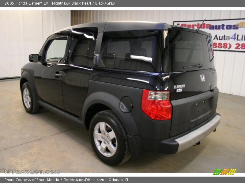Nighthawk Black Pearl / Black/Gray 2005 Honda Element EX