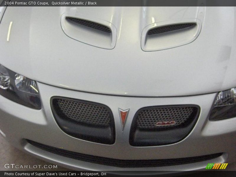 Quicksilver Metallic / Black 2004 Pontiac GTO Coupe
