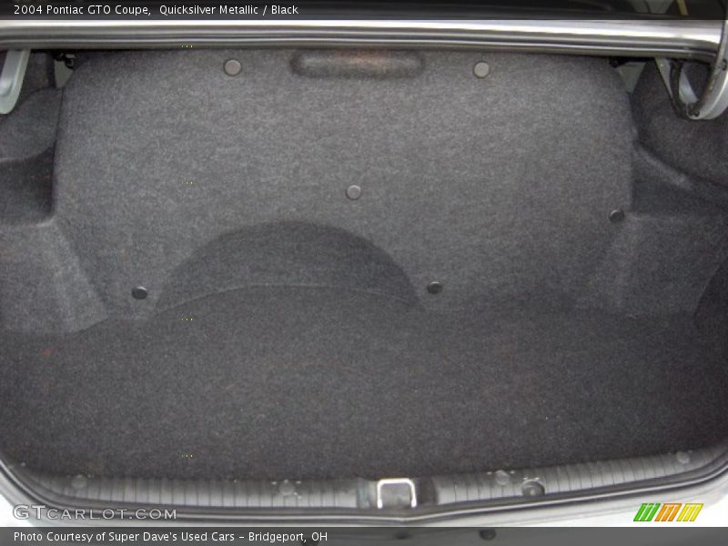 Quicksilver Metallic / Black 2004 Pontiac GTO Coupe