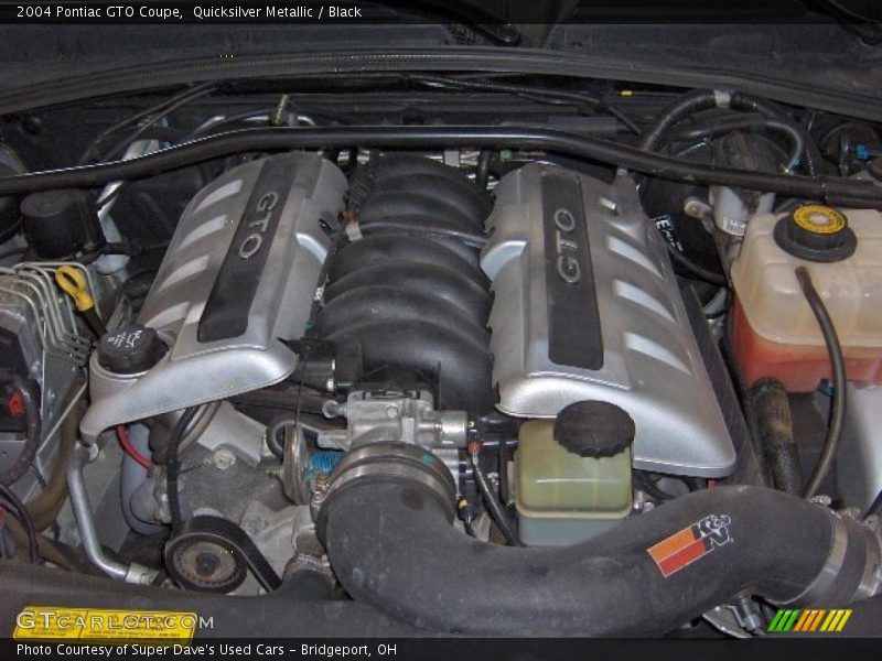 Quicksilver Metallic / Black 2004 Pontiac GTO Coupe
