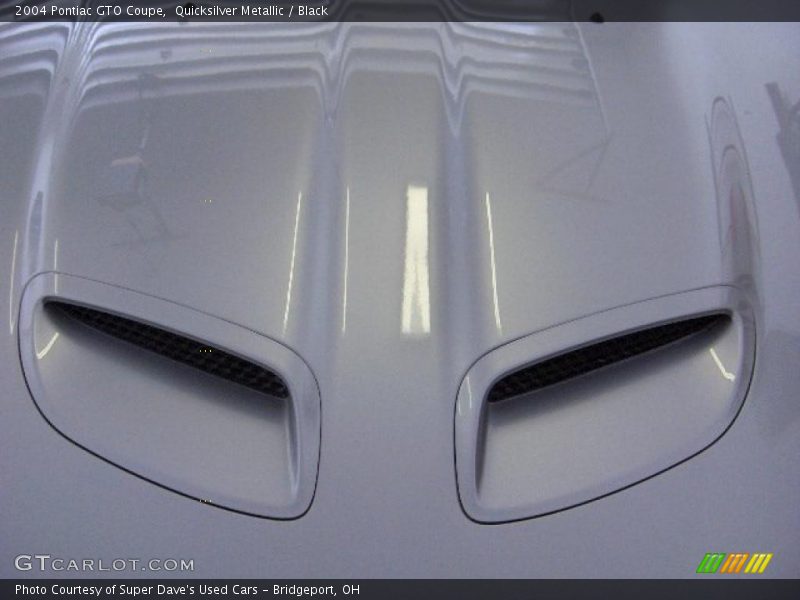 Quicksilver Metallic / Black 2004 Pontiac GTO Coupe