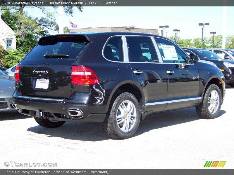 Basalt Black Metallic / Black Full Leather 2009 Porsche Cayenne S