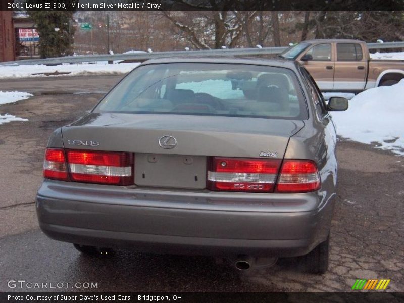 Millenium Silver Metallic / Gray 2001 Lexus ES 300