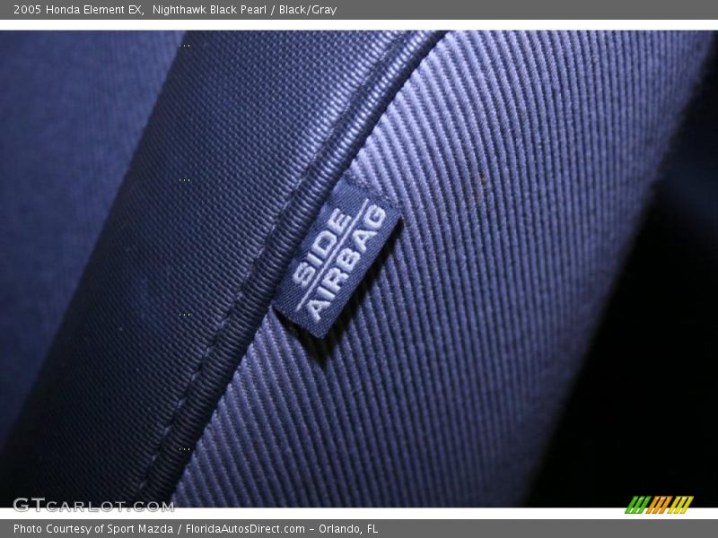 Nighthawk Black Pearl / Black/Gray 2005 Honda Element EX