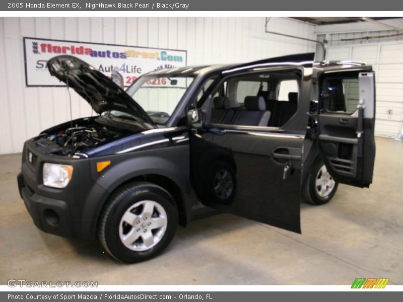 Nighthawk Black Pearl / Black/Gray 2005 Honda Element EX