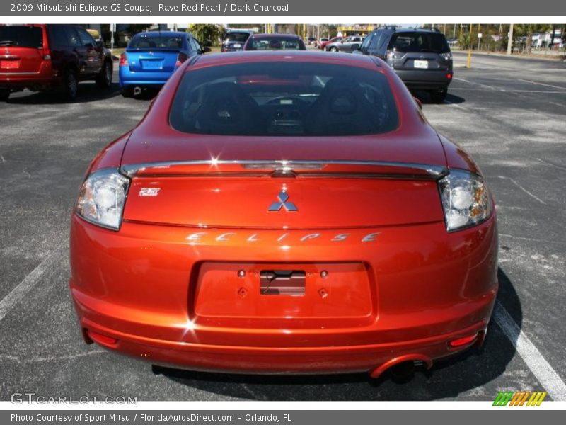 Rave Red Pearl / Dark Charcoal 2009 Mitsubishi Eclipse GS Coupe