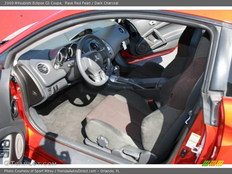 Rave Red Pearl / Dark Charcoal 2009 Mitsubishi Eclipse GS Coupe